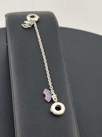 Magical Moments – Sterling Silver Unicorn & Rainbow Charm