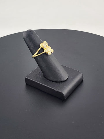 Elegant Sterling Silver 925 Teddy Bear Ring – Timeless Whimsical Design