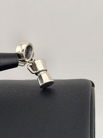 Sterling Silver 925 Coffee Pot Charm | Espresso Maker Pendant | Silver Barista Jewelry Gift
