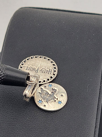 Ravenclaw Dangle Charm in Sterling Silver 925 – New