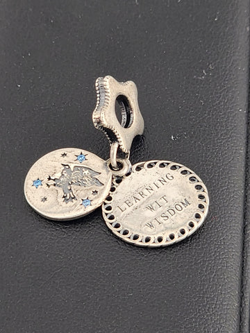 Ravenclaw Dangle Charm in Sterling Silver 925 – New