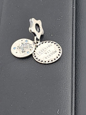 Ravenclaw Dangle Charm in Sterling Silver 925 – New