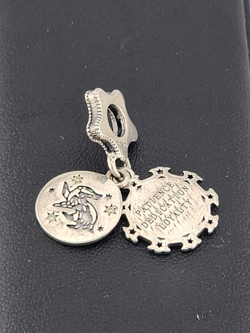 Sterling Silver 925 Hufflepuff Dangle Charm – New