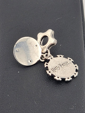 Sterling Silver 925 Hufflepuff Dangle Charm – New