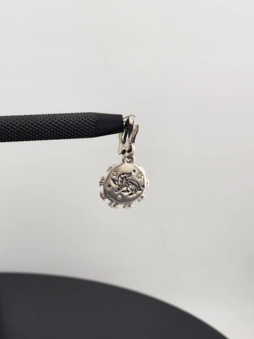 Sterling Silver 925 Hufflepuff Dangle Charm – New