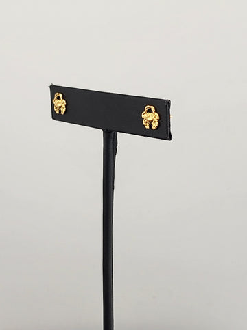 Brazilian Gold-Filled Crab Charm Earrings – 18K Shine