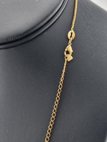 Brand New 18K Gold-Filled Red Evil Eye Protection Necklace