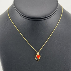 Romantic 925 Sterling Silver Double Heart Necklace – Brand New