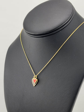 Romantic 925 Sterling Silver Double Heart Necklace – Brand New