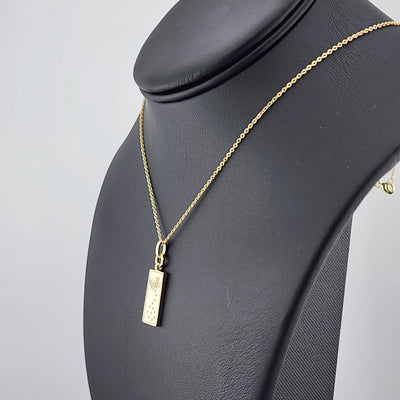 Delicate 925 Sterling Silver Butterfly Rectangle Necklace — Minimalist Style