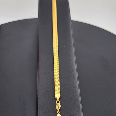 Elegant Brazilian 18k Gold Filled Anklet