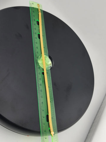 Elegant Brazilian 18k Gold Filled Anklet