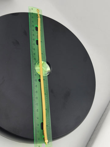 Elegant Brazilian 18k Gold Filled Anklet