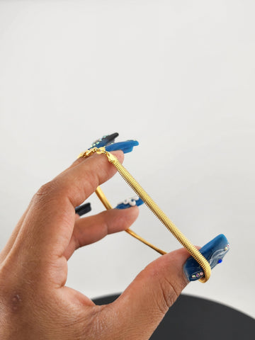 Elegant Brazilian 18k Gold Filled Anklet