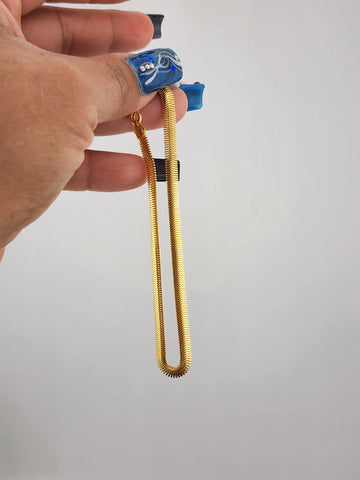 Elegant Brazilian 18k Gold Filled Anklet