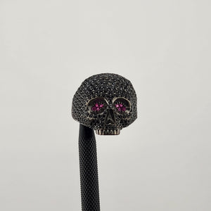 Gothic Skull Head Ring – 925 Sterling Silver (New)
