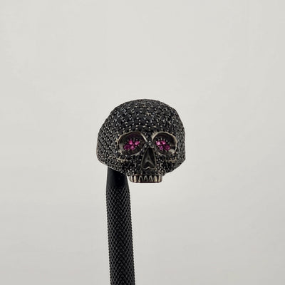 Gothic Skull Head Ring – 925 Sterling Silver (New)