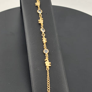 Lucky Elephant Gold-Filled Anklet – Brand New