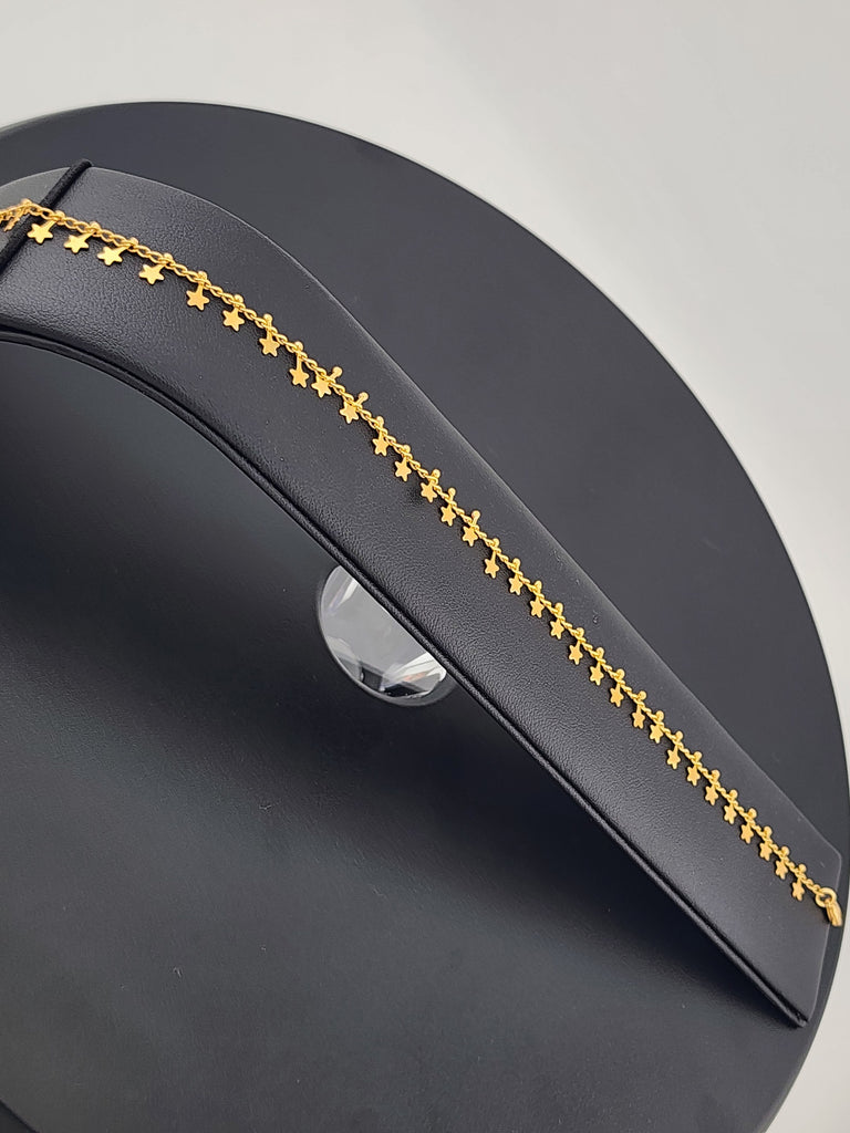 Celestial Multi-Star Anklet – Stylish Beach & Party Accessory