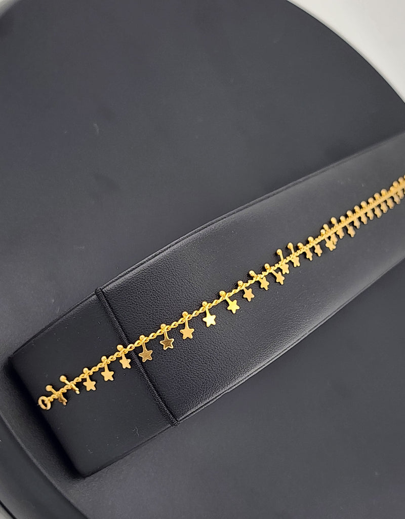 Celestial Multi-Star Anklet – Stylish Beach & Party Accessory