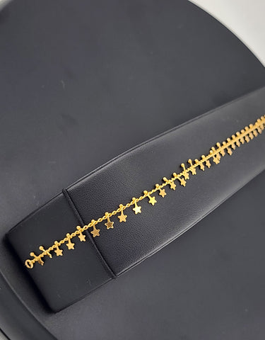 Celestial Multi-Star Anklet – Stylish Beach & Party Accessory