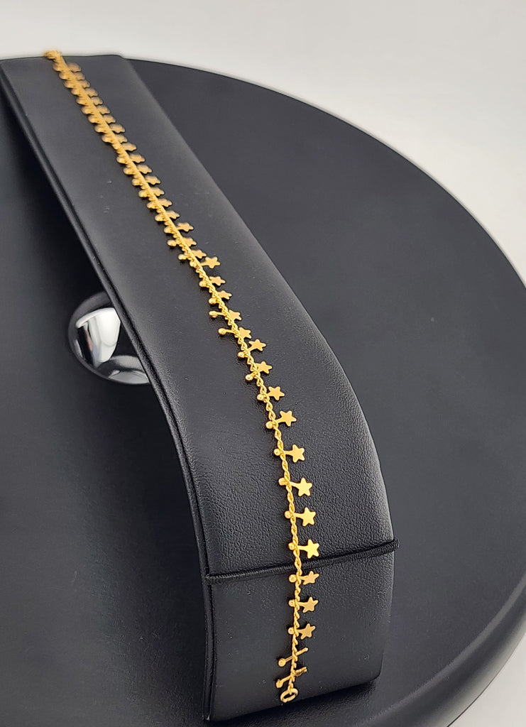 Celestial Multi-Star Anklet – Stylish Beach & Party Accessory