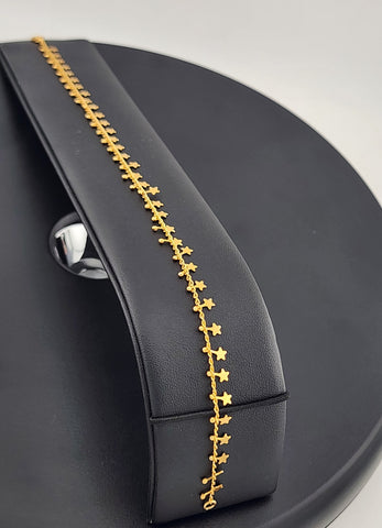 Celestial Multi-Star Anklet – Stylish Beach & Party Accessory