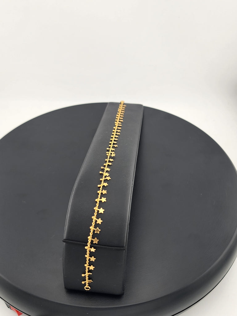 Celestial Multi-Star Anklet – Stylish Beach & Party Accessory