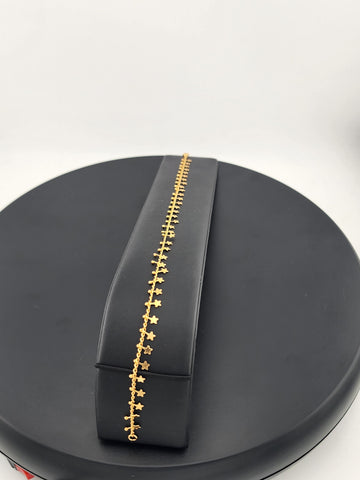 Celestial Multi-Star Anklet – Stylish Beach & Party Accessory