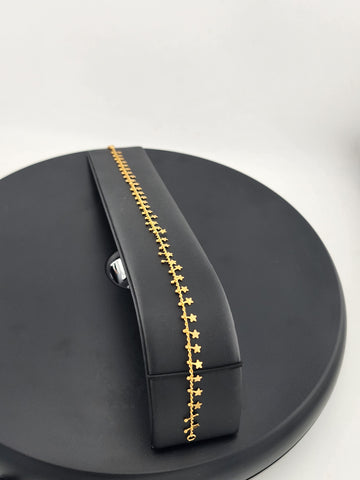 Celestial Multi-Star Anklet – Stylish Beach & Party Accessory