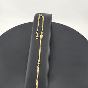 Elegant Gold Filled Turtle Anklet – Dainty Sea Life Foot Jewelry