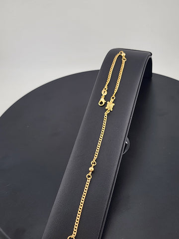 Elegant Gold Filled Turtle Anklet – Dainty Sea Life Foot Jewelry