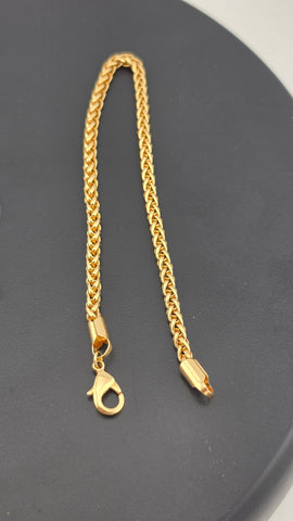Brand New 18K Gold Filled Braided Chain Anklet