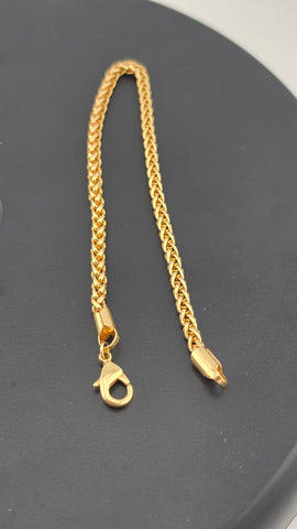 Brand New 18K Gold Filled Braided Chain Anklet