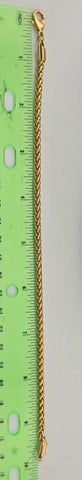 Brand New 18K Gold Filled Braided Chain Anklet