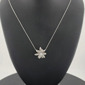 Sterling Silver 925 Lotus Flower Necklace