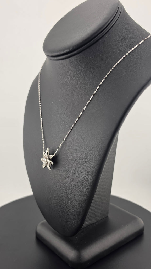 Sterling Silver 925 Lotus Flower Necklace