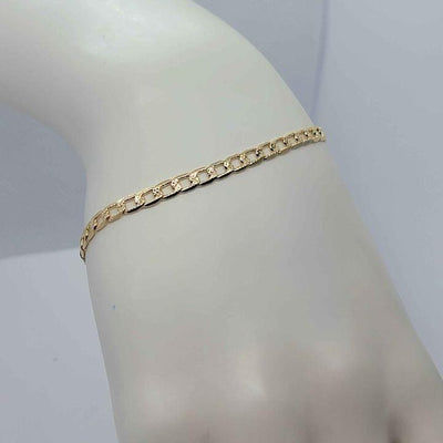 Brand New Brazilian 18k Gold Filled Cuban Link style Bracelet