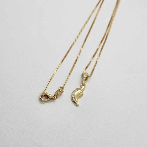 Brand New Brazilian 18k Gold Filled Pepper Necklace