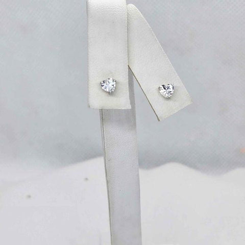 Brand New   Sterling Silver 925 Heart Studs Earrings