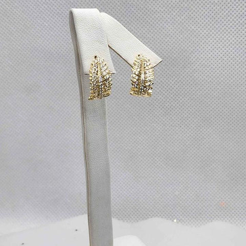 Brand New  Sterling Silver 925 Leaf Earrings