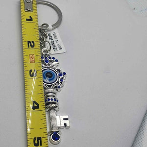 Brand New   Blue Evil Eye keychain