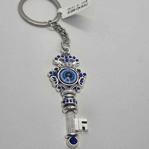 Brand New   Blue Evil Eye keychain