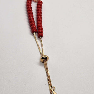 Brazilian Evil Eye Bracelet – Red Bead, 18K Gold Filled, Spiritual Protection