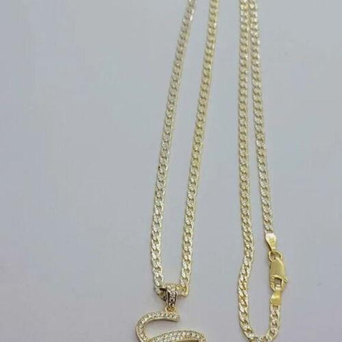 Brand New Sterling Silver 925 Letter C Necklace