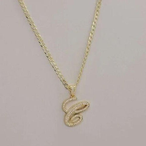 Brand New Sterling Silver 925 Letter C Necklace