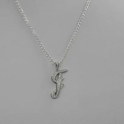 Brand New Sterling Silver 925 Letter J Necklace