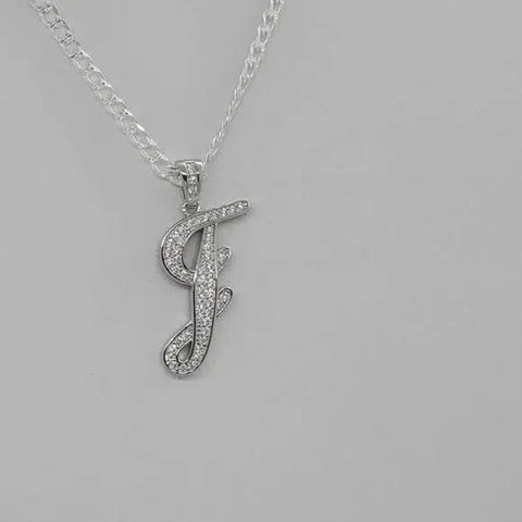 Brand New Sterling Silver 925 Letter J Necklace