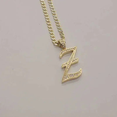 Brand New Sterling Silver 925 Letter Z Necklace