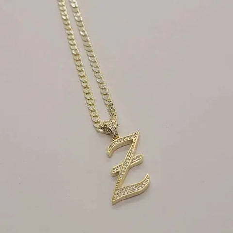 Brand New Sterling Silver 925 Letter Z Necklace